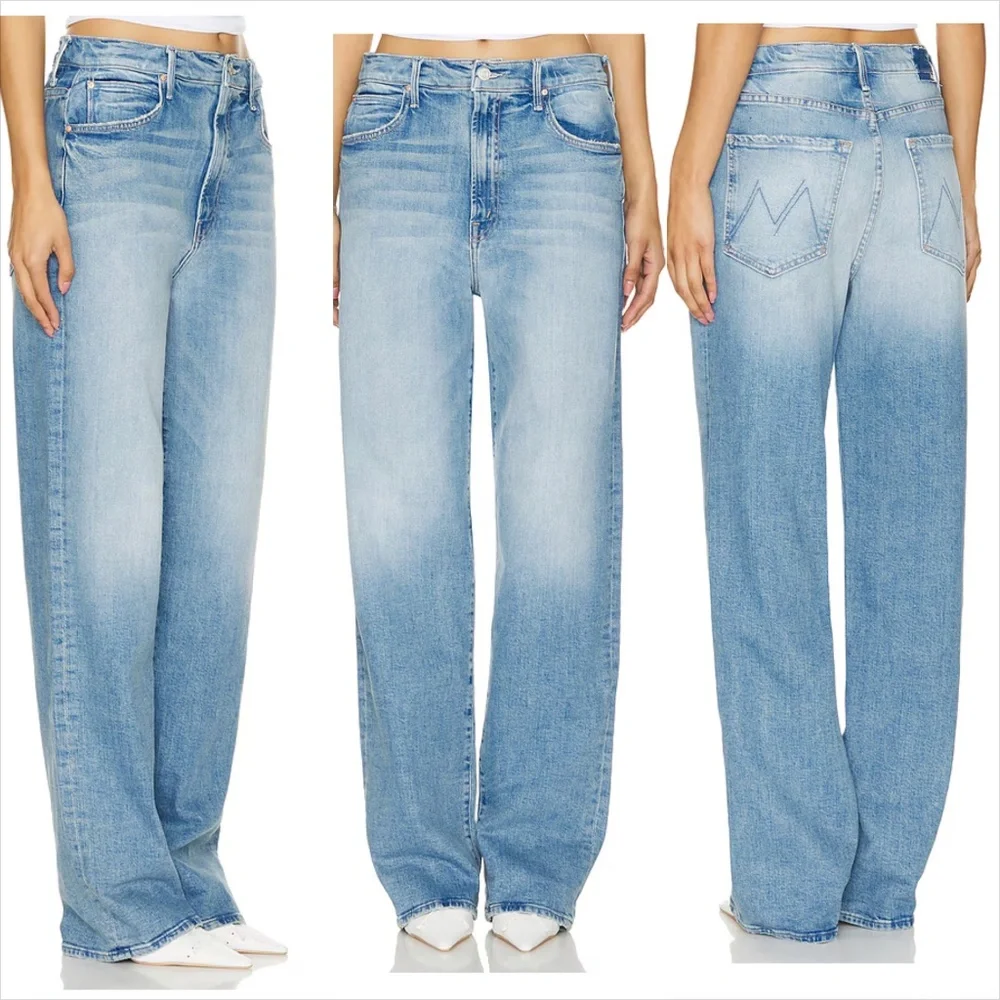 NWT MOTHER Wide Leg Jeans - Picture 3 of 12
